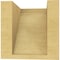 Ekena Millwork 5"W x 5"D x 5"H Wide Concord Rough Cedar Woodgrain TimberThane Corbel, Primed Tan CORUR05X05X05CONRCPR - alternate 5